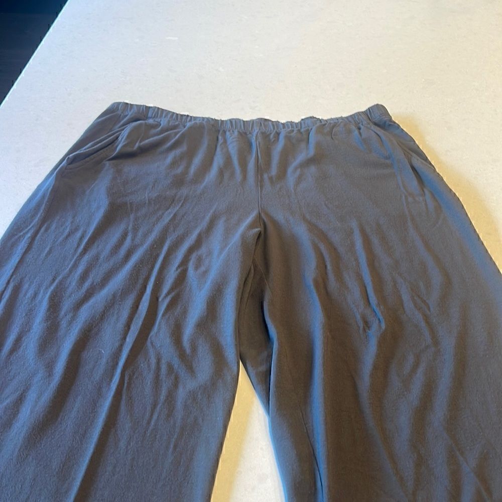 Eileen Fisher Topped Pants Gray Brown Size S/P See Measurements, Pockets Run Big